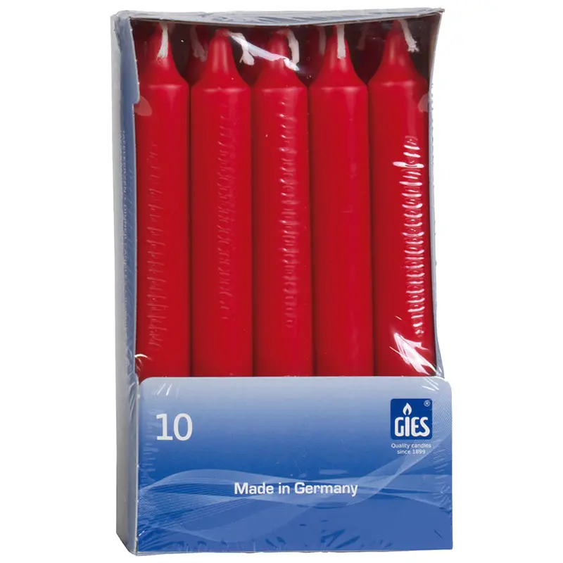 10-Pack Elegant Table Taper Candles – 2.15 X 18 Cm 1