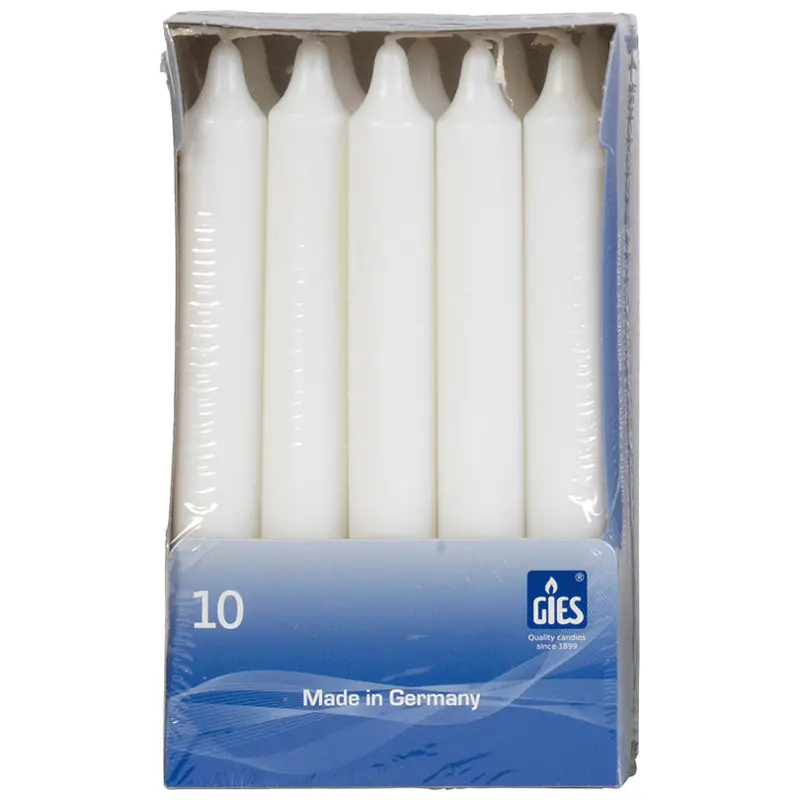 10-Pack Table-Ready Taper Candles – 2.15 X 18 Cm 1