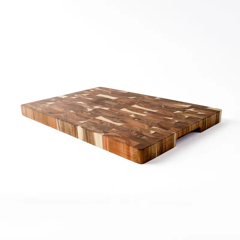 18-Inch Acacia End-Grain Reversible Cutting Board 1