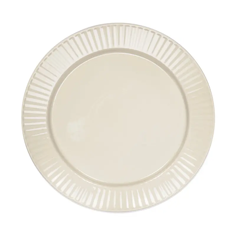27.5Cm Flat Serving Plate – Coffee & More Collection 1