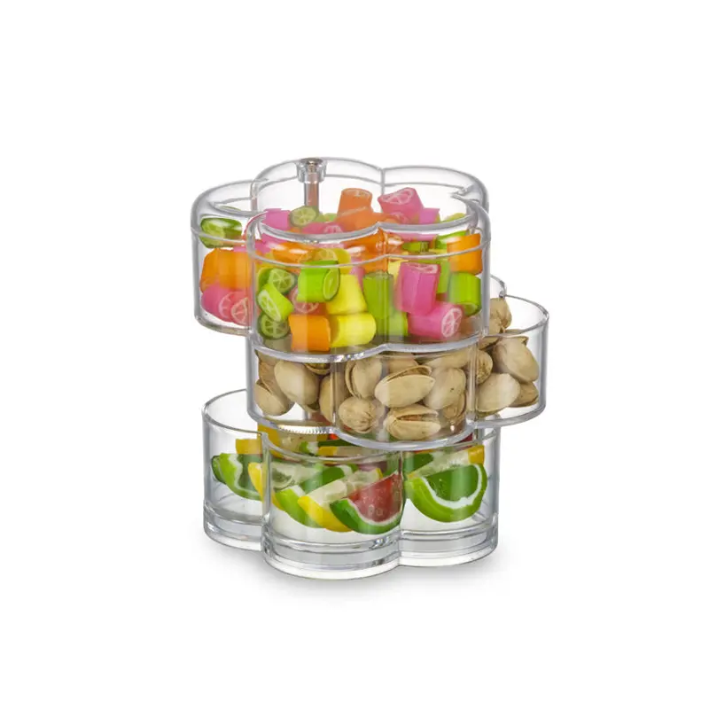 3-Tier Floral Snack Bowl – 12X13.5 Cm 1