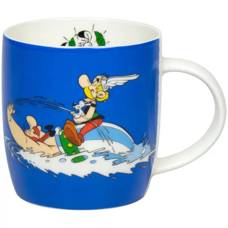 350Ml Asterix Swimming-Themed Mug – 8.8Cm Diameter × 9.2Cm Height 1