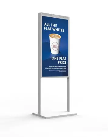 55 Inch Dual-Sided High-Brightness Digital Signage Kiosk — 3500 Cd/M² 1