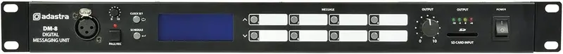 Adastra 953.053Uk Dm-8 Digital Messaging Unit For Public Address Integration 1
