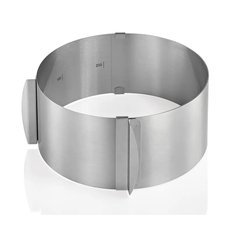 Adjustable Round Cake Ring, 16–30 Cm Diameter × 8.5 Cm Height 1