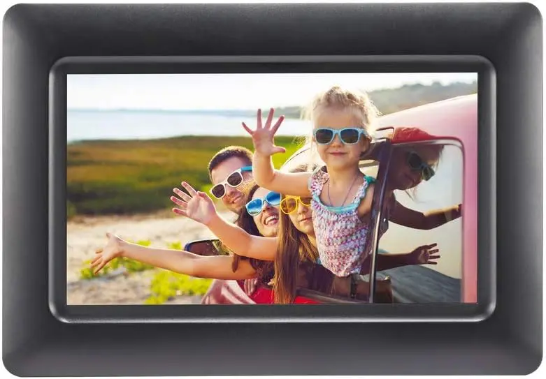 Agfaphoto Apf700 7" Digital Photo Frame – 17.8 Cm Display, Black 1
