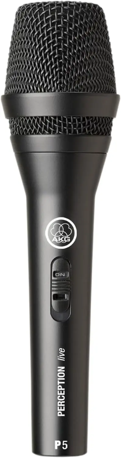 Akg P5 S Dynamic Vocal Microphone – On/Off Switch, Supercardioid Polar Pattern 1