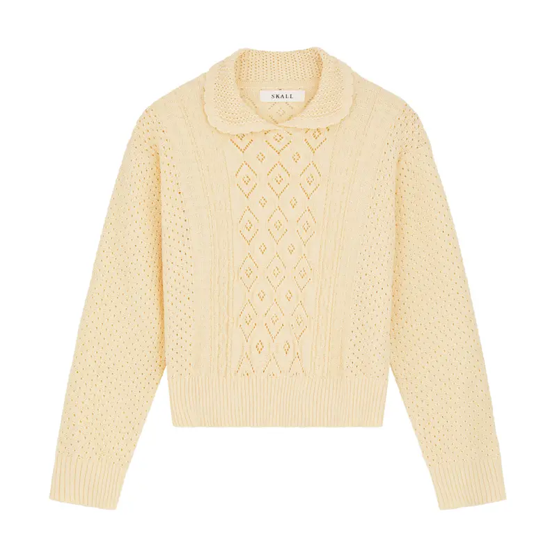 Alexa Pastel Yellow Knit Jumper 1