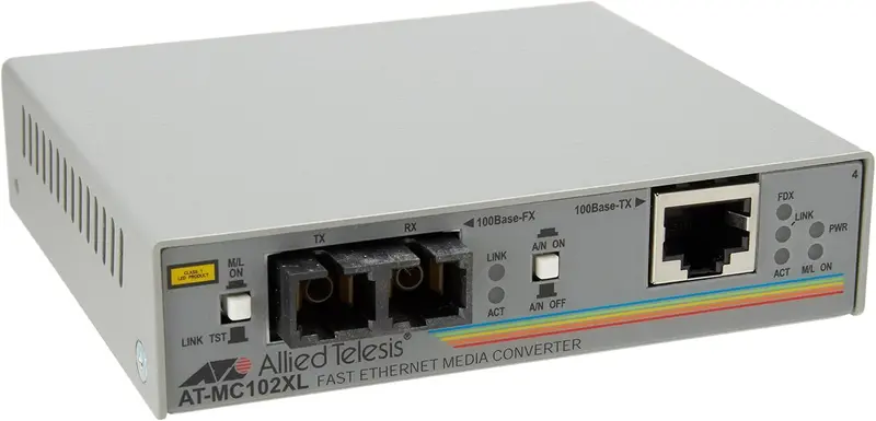 Allied Telesis At-Mc102Xl-20 Standalone 100Tx To 100Fx Sc Media Converter 1