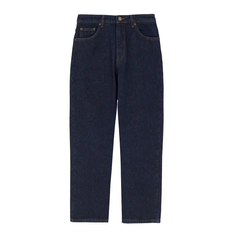Allison Cropped Jeans In Indigo Denim 1