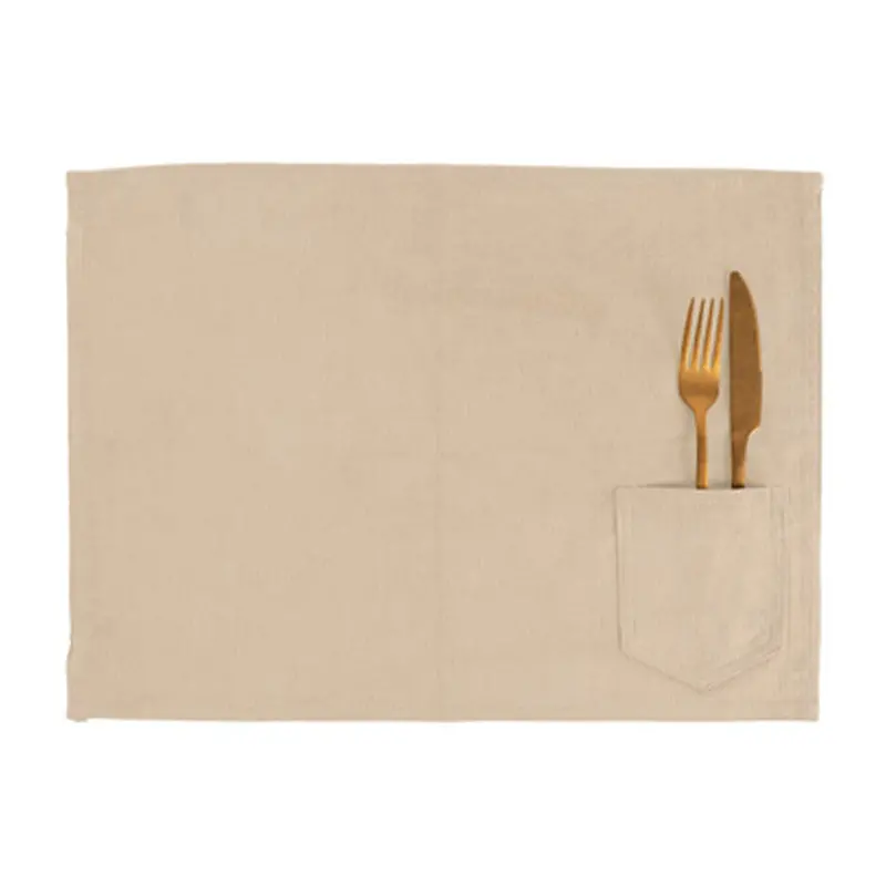 American-Style Placemat "Velmar" With Sewn Cutlery Pocket – 45×33 Cm 1