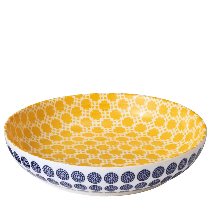 Amici Dotted Deep Plate Or Serving Bowl – 750 Ml Capacity, 21.5 Cm Diameter × 4.5 Cm Height 1
