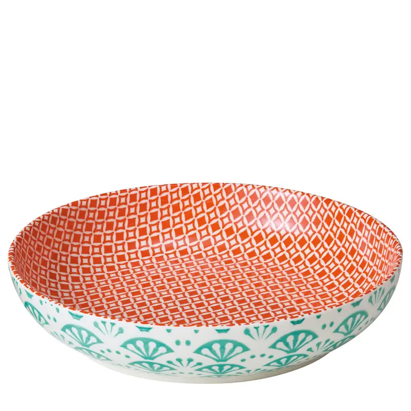 Amici Ventaglio Deep Plate & Soup Bowl – 750 Ml (21.5 Cm Diameter × 4.5 Cm Height) 1