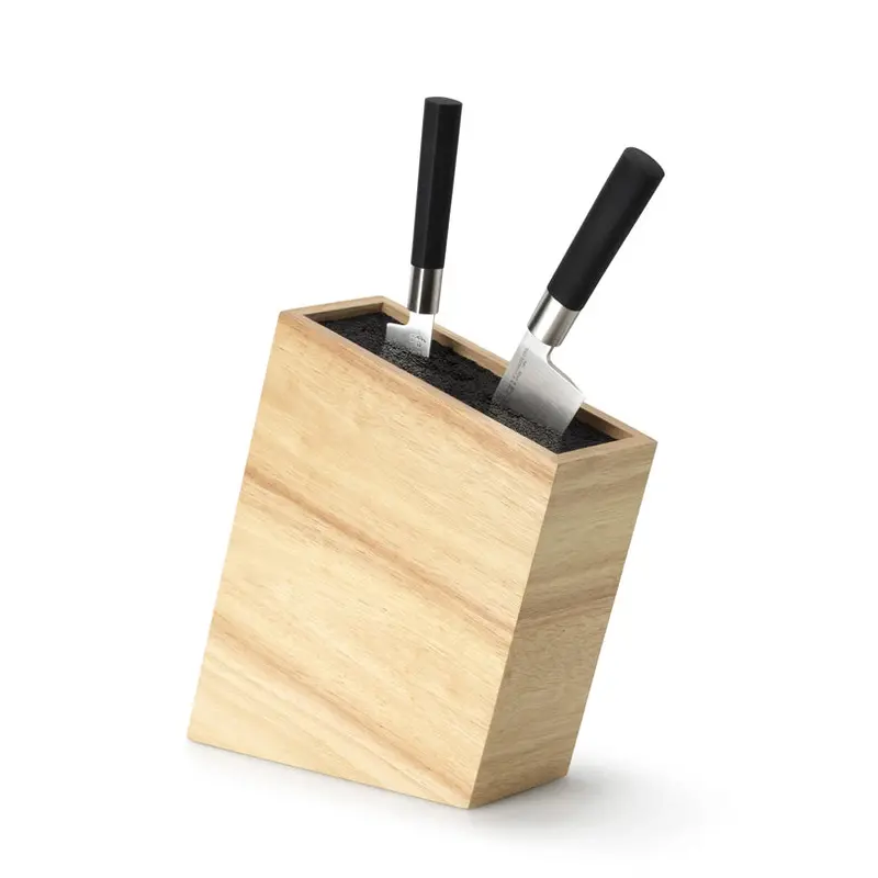 Angled Knife Block With Flexible Insert – 29 X 9 X 28 Cm 1