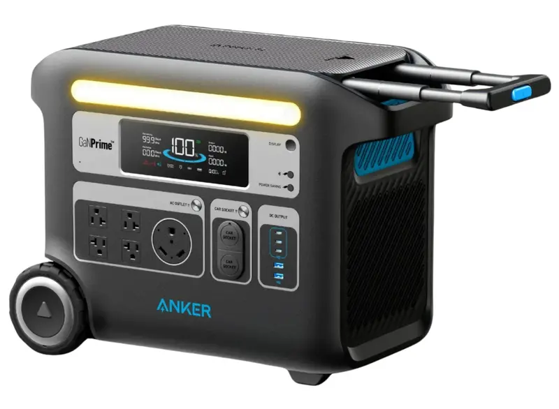 Anker Solix F2000 Portable Power Station – 2048Wh Battery, 2400W Output (Model A1780211) 1