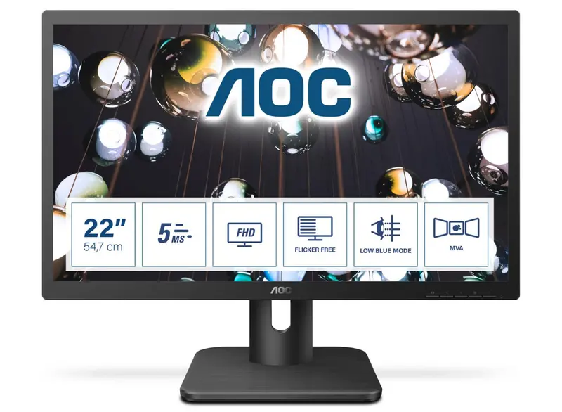 Aoc 22E1Q 21.5-Inch Full Hd Monitor – 60Hz, 5Ms Response 1