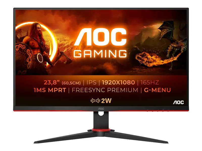 Aoc 24" Full Hd Gaming Monitor – 165Hz, Ips Display, Slim Bezel Design 1