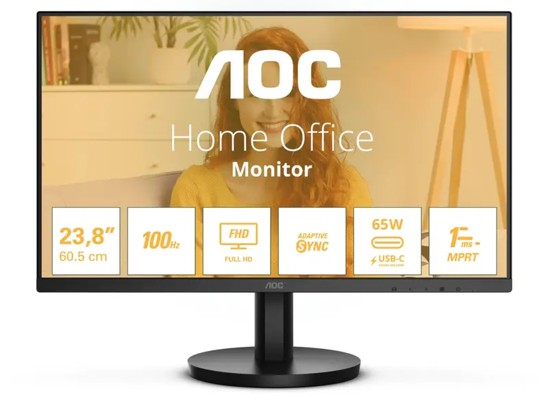 Aoc 24B3Ca2 23.8-Inch Full Hd Monitor – 100Hz, 1Ms Response 1