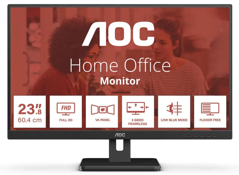 Aoc 24E3Um 24-Inch Full Hd Monitor For Workspaces – 75Hz, 4Ms 1