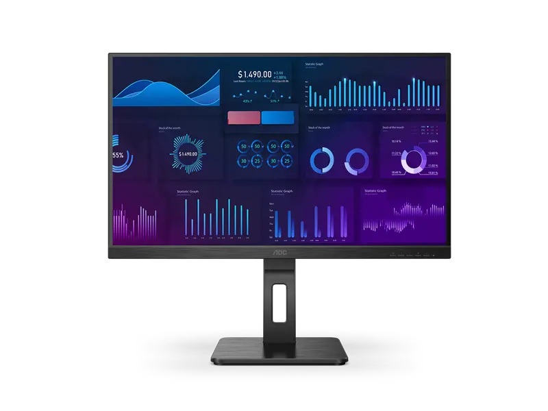 Aoc 27" Qhd Desktop Monitor – 60Hz, Ips Panel, Professional Use 1
