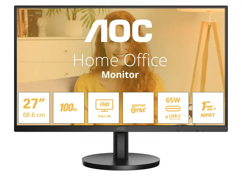 Aoc 27B3Ca2 27-Inch Full Hd Monitor — 100Hz Refresh, 1Ms Response 1