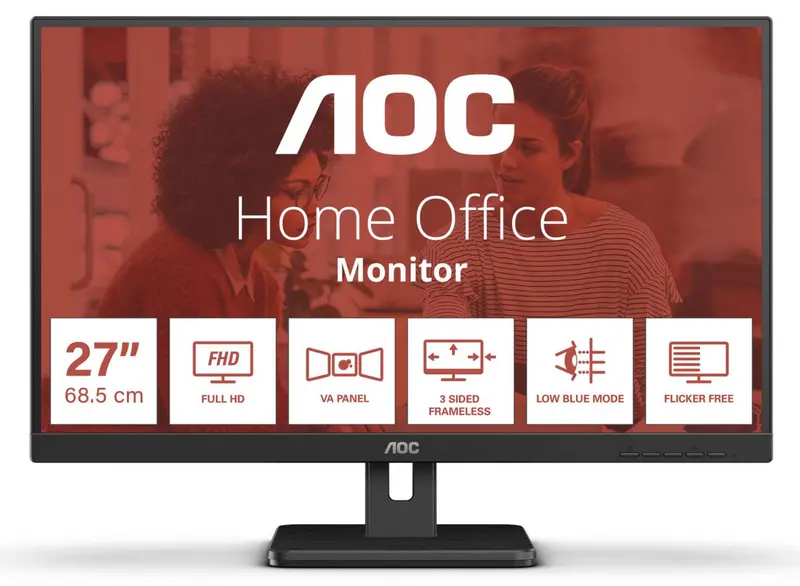 Aoc 27E3Um 27-Inch Full Hd Desktop Display – 75Hz, 4Ms Response 1