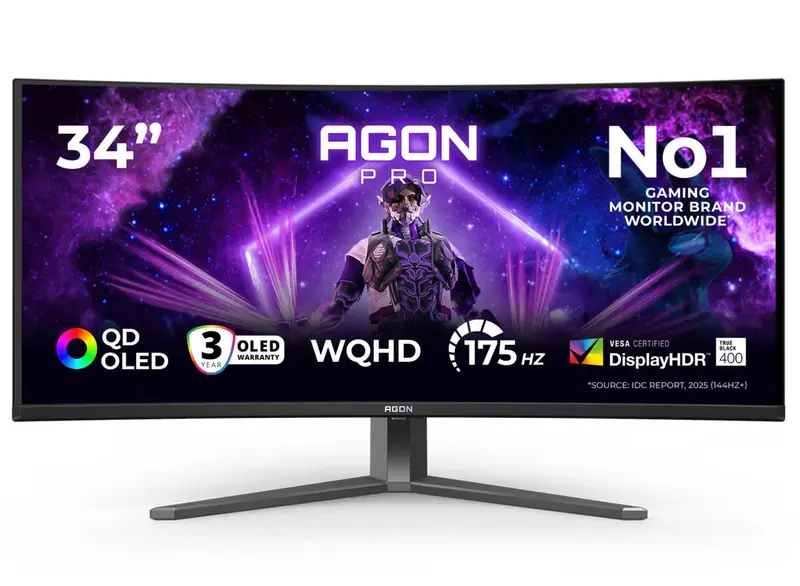 Aoc Ag346Ucd 34-Inch Wqhd Curved Gaming Monitor – 175Hz, Near-Instant 0.03Ms Response 1