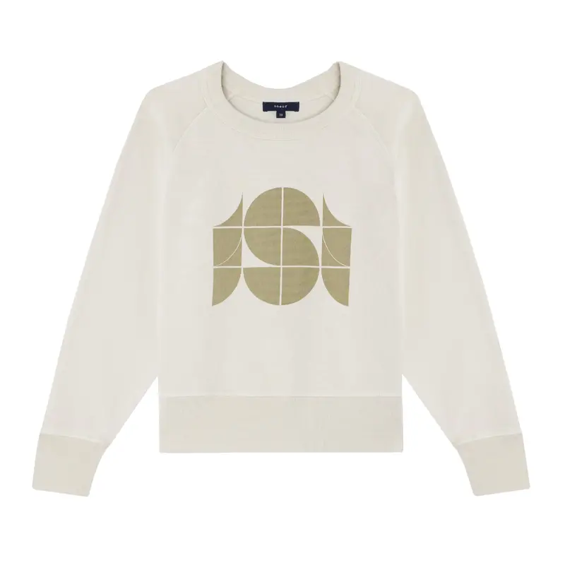 Apollo Oversized Sweatshirt In Mastic Beige 1