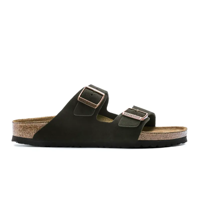 Arizona Suede Sandals With Soft Footbed – Mocca 1