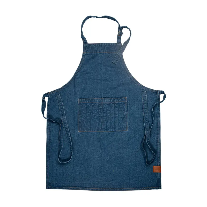Aron Denim Apron – 70X90Cm Full-Coverage Design 1