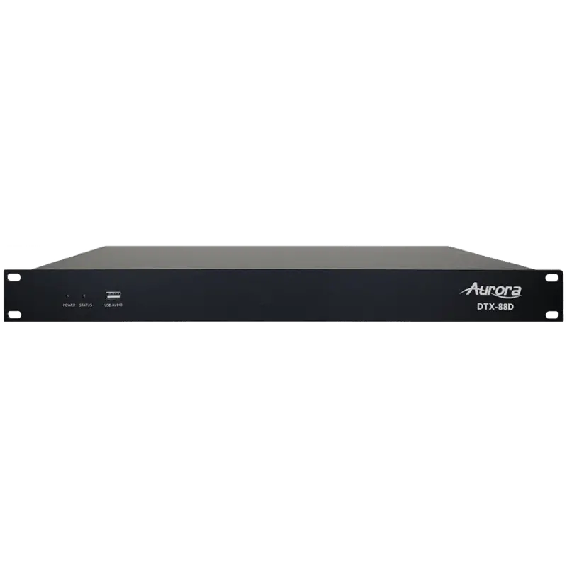 Aurora Dtx-88D Dante Dsp Audio Interface – 8X8 Analog I/O 1