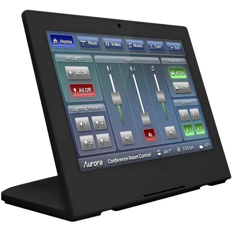 Aurora Rxt-10D-B – 10-Inch Desktop Reax Ip Touch Control Panel (Black) 1