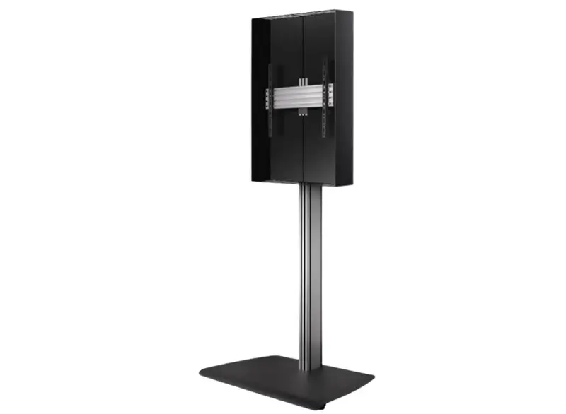 B-Tech Bt7003/S Freestanding Digital Signage Mount With Enclosed Screen Support (27–65") 1