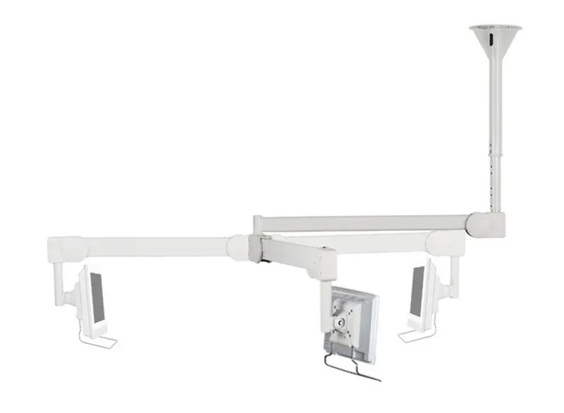 B-Tech Bt7594/W Full-Motion Medical Ceiling Mount For Screens Up To 28" 1
