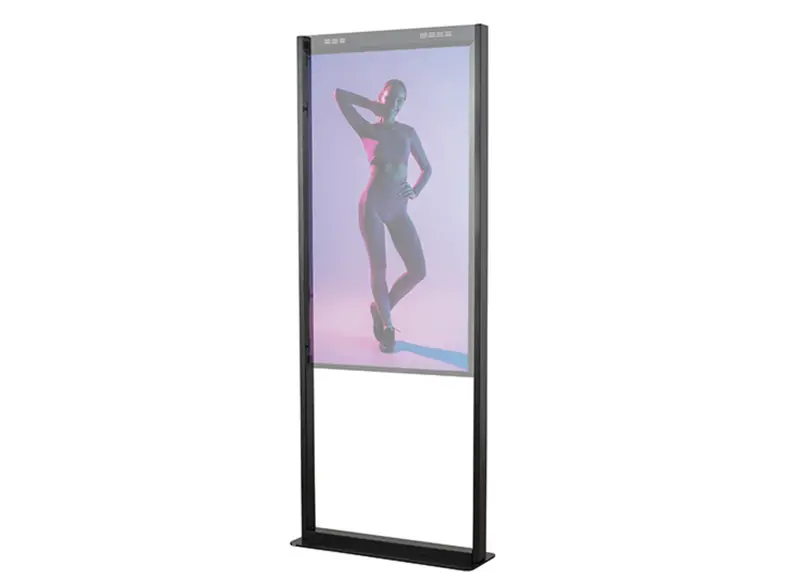 B-Tech Bt8326/B – Floor Stand For Samsung Om55N-D Double-Sided Displays 1