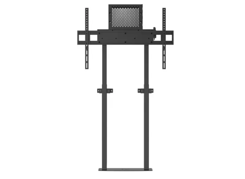 B-Tech Bt8559/B Motorized Height-Adjustable Floor-To-Wall Stand – Supports Single Screens Up To 100" 1