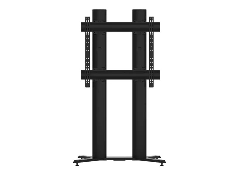 B-Tech Bt8709/B Premium Freestanding Twin-Column Single-Screen Uc Stand – 2-Meter Height 1