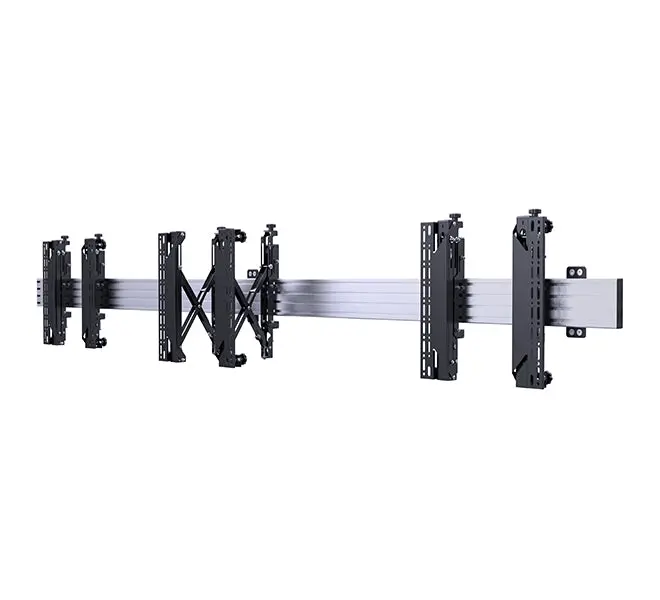B-Tech Pop-Out Menu Board Mount – Expandable Modular Wall Mount For Five 55-Inch Screens 1