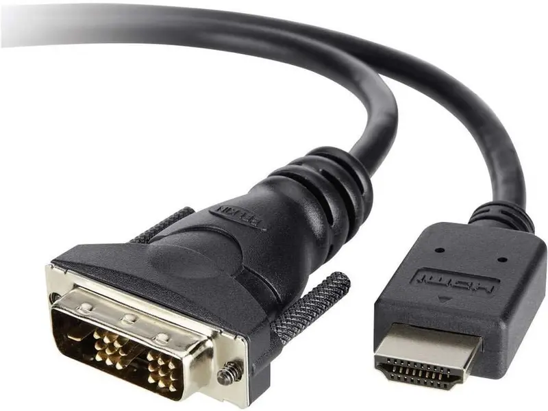 Belkin Dvi-To-Hdmi Cable – 1.8M Black Digital Video Adapter (F3Y005Bt1.8M) 1