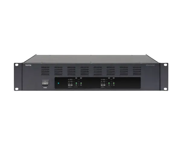 Biamp Revamp4120T 4-Channel 100V Digital Amplifier – 4×120W Bridgeable Output 1