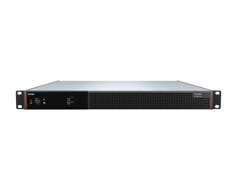 Biamp Voltera D 2400.2M Dual-Channel Dsp Power Amplifier With Dante — 2×1200W, 1U Rackmount | 913.1985.900 1