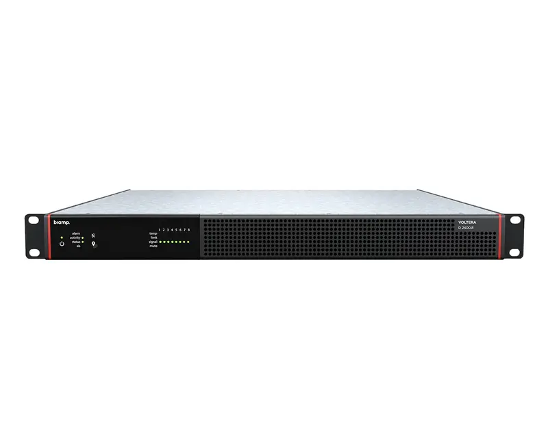 Biamp Voltera D 2400.8 – 1U 8-Channel 300W Power Amplifier With Advanced Dsp Processing | 913.1957.900 1