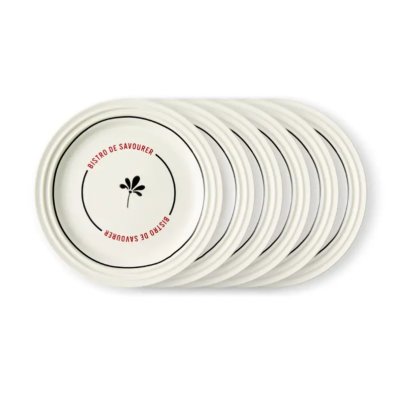 Bistro 19Cm Side Plate Set (6-Piece) 1