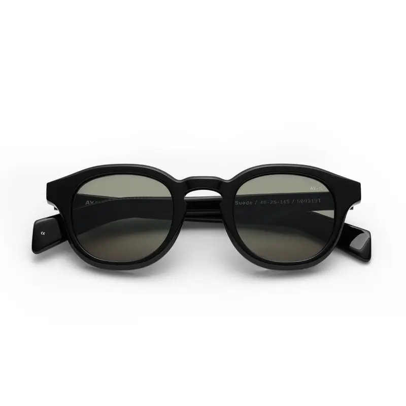 Black Suede Sunglasses 1