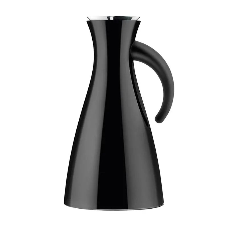 Black Thermal Carafe With Resin And Glass Construction, 1 Litre Capacity 1