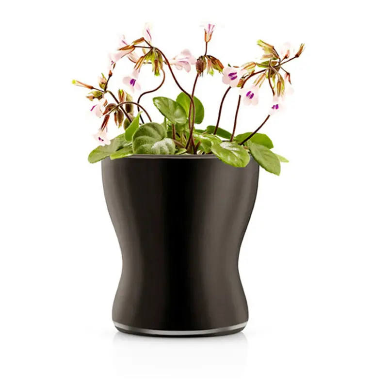 Black Water-Resistant Glass Vase Cover – 11 Cm Diameter 1