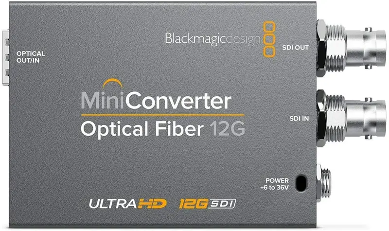 Blackmagic Design Mini Converter Optical Fiber 12G For Long-Distance 12G-Sdi Transport | Convmof12G 1