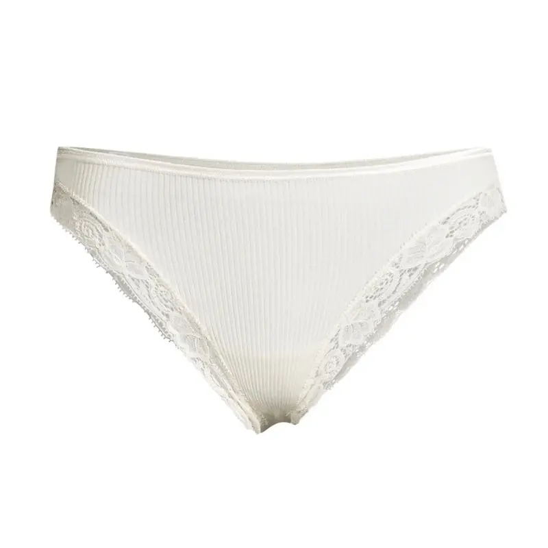 Blonde Mid-Rise Briefs In Ivory By Trusser 1