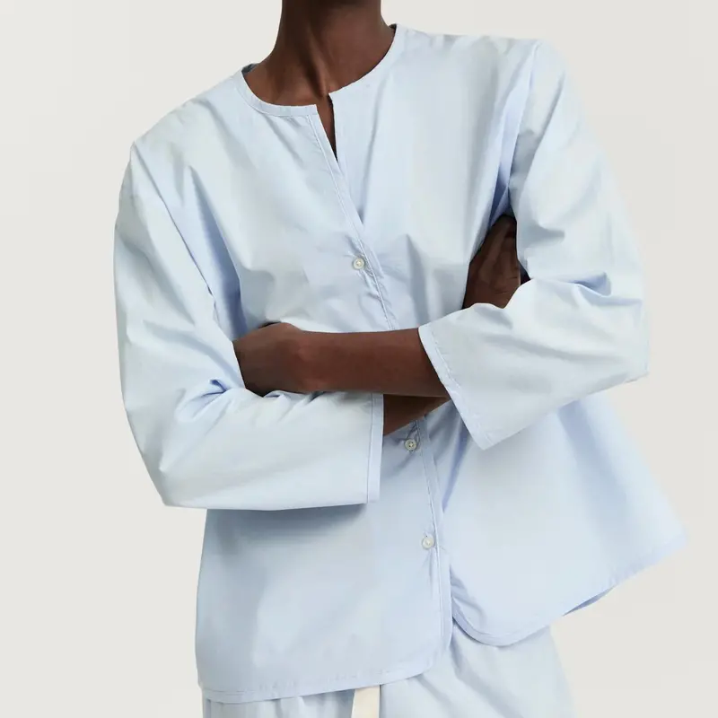Blue Eyes Poplin Pyjama Set 1