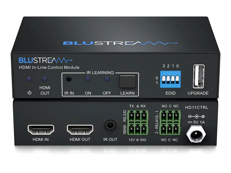 Blustream Hd11Ctrl Hdmi Controller With Ir, Rs-232, Cec, And 12V Trigger 1